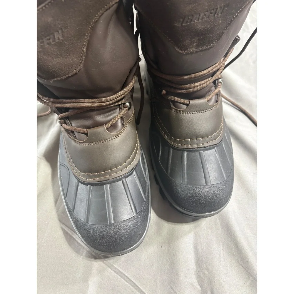 Baffin Ellesmere TRUE-M001‎ Mens Brown Waterproof Insulated Winter Snow Boots 10